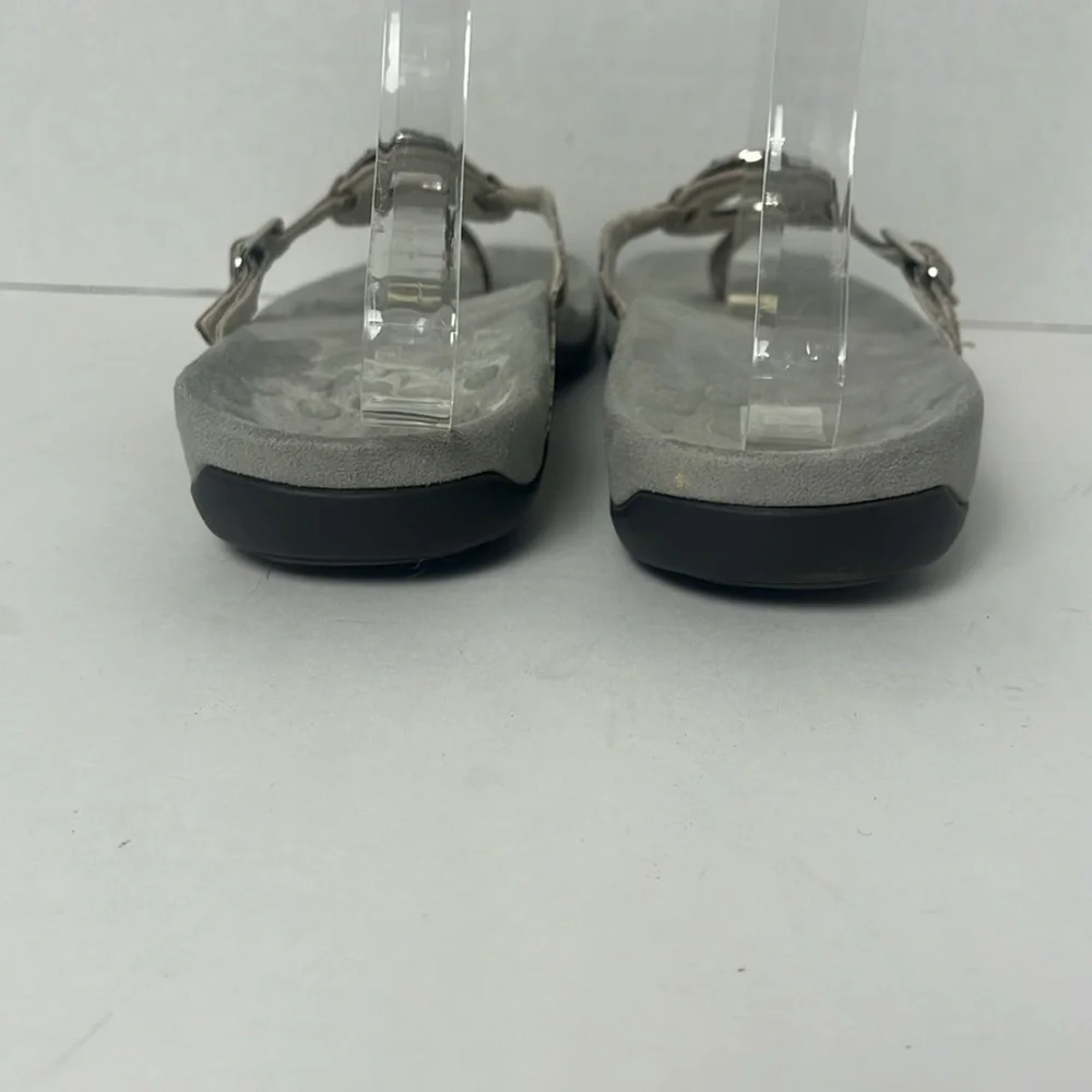 Vionic Ricci Jeweled Orthopedic Comfort‎ Sandal Flip Flop Womens 9 in Silver